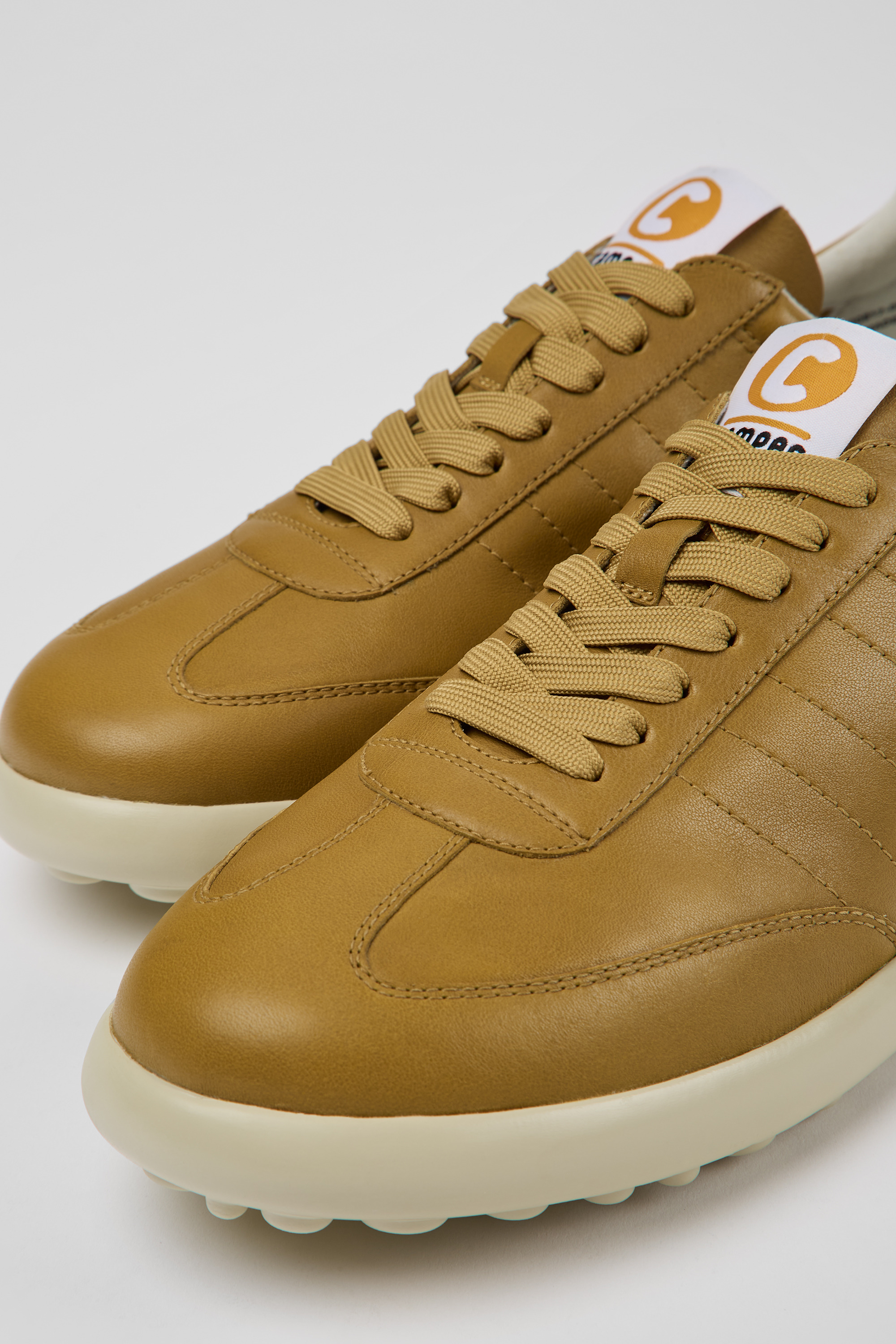 Pelotas XLite - Brown and beige leather sneakers for men