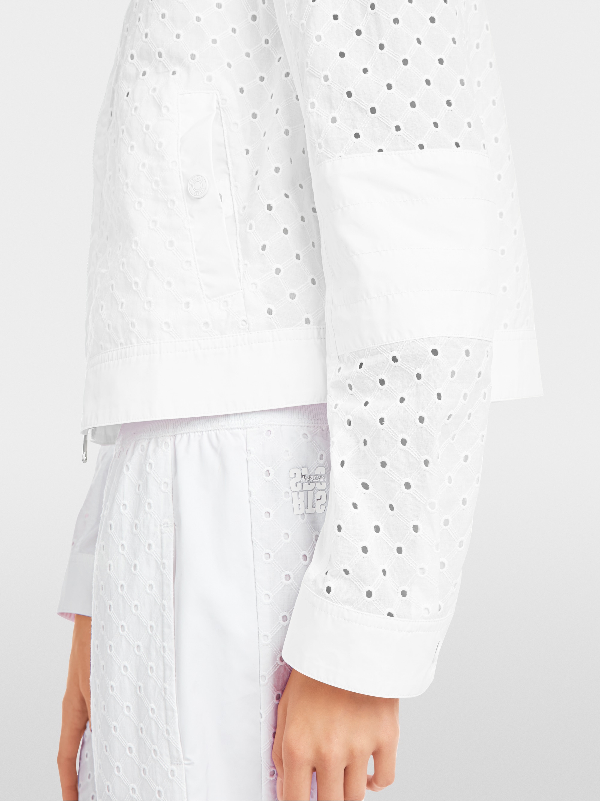 Marc-Cain Jacket with lace pattern