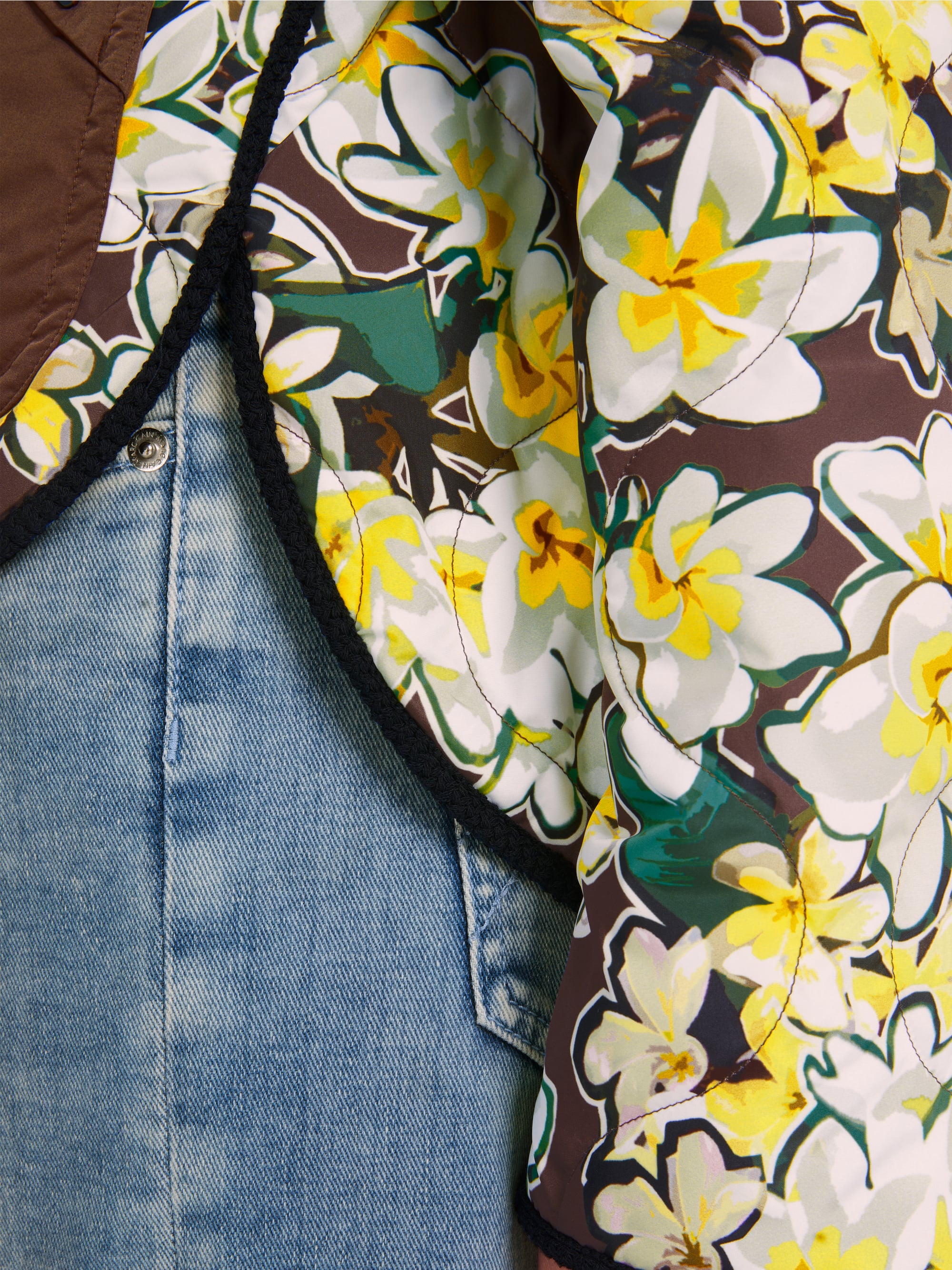 Marc-Cain Rethink Together print reversible jacket