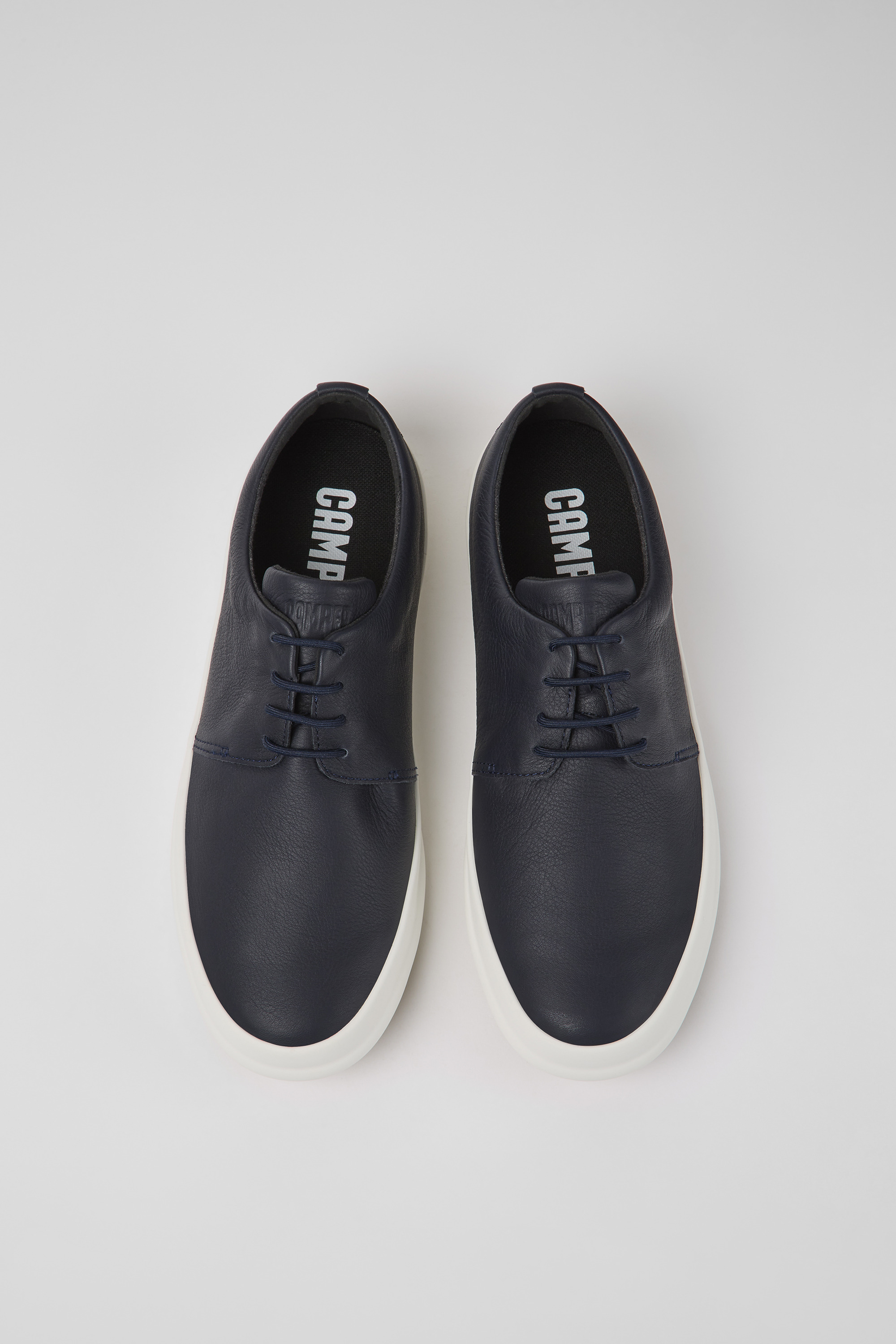 Chasis - Blue leather shoes for men