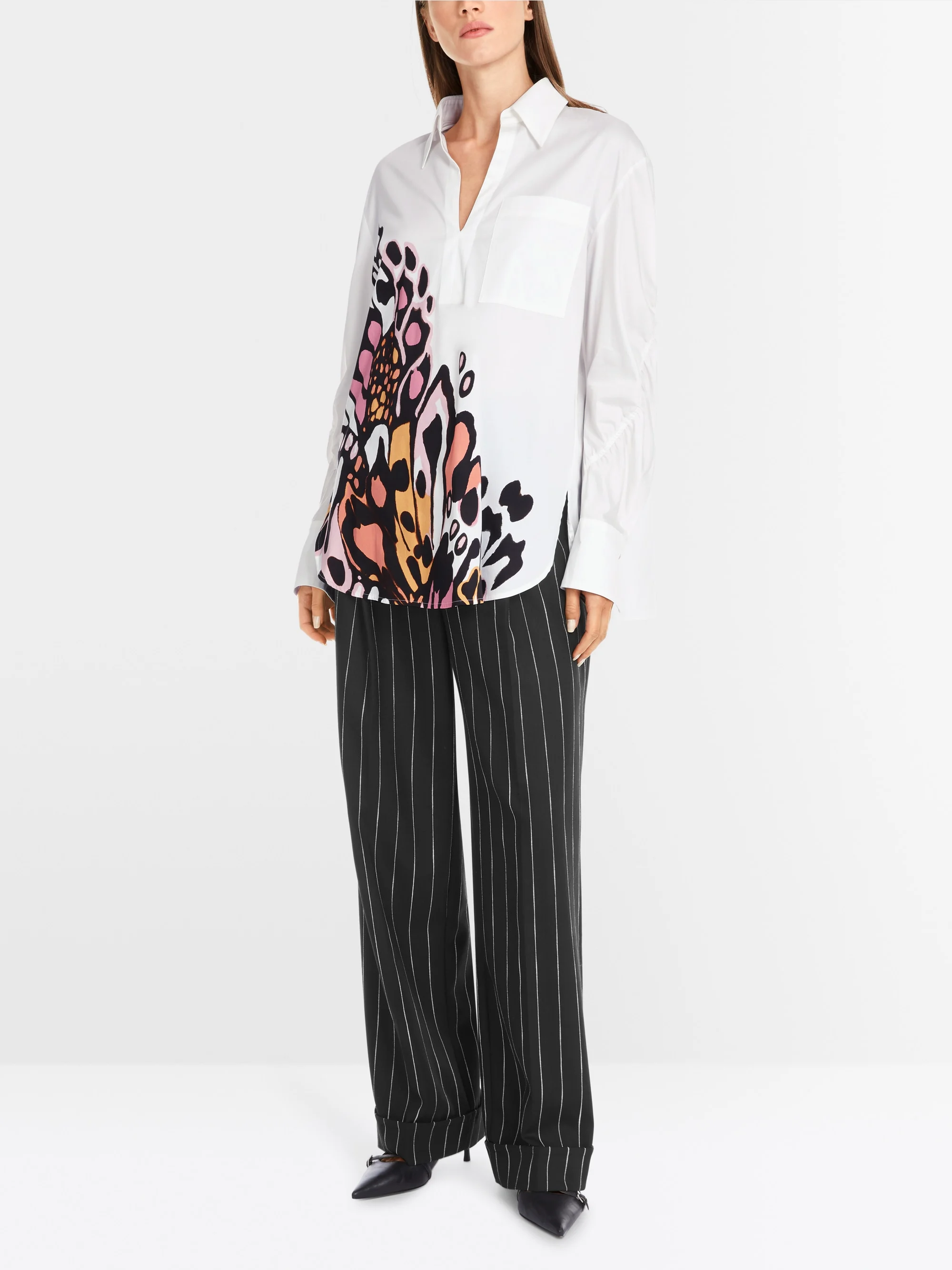 Marc-Cain Blouse with Placed Print