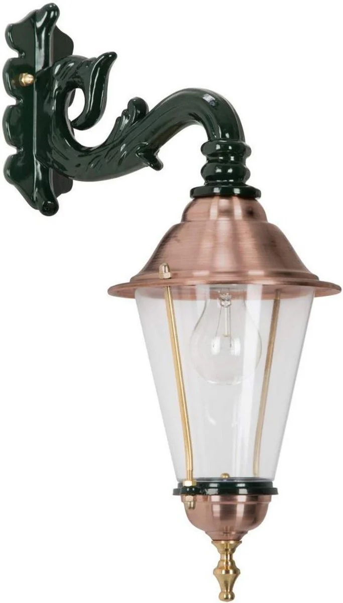 Casa Padrino Aplique de Pared Art Nouveau 19 x 30 x H. 47 cm - Varios Colores - Iluminación Exterior Resistente a la Intemperie
