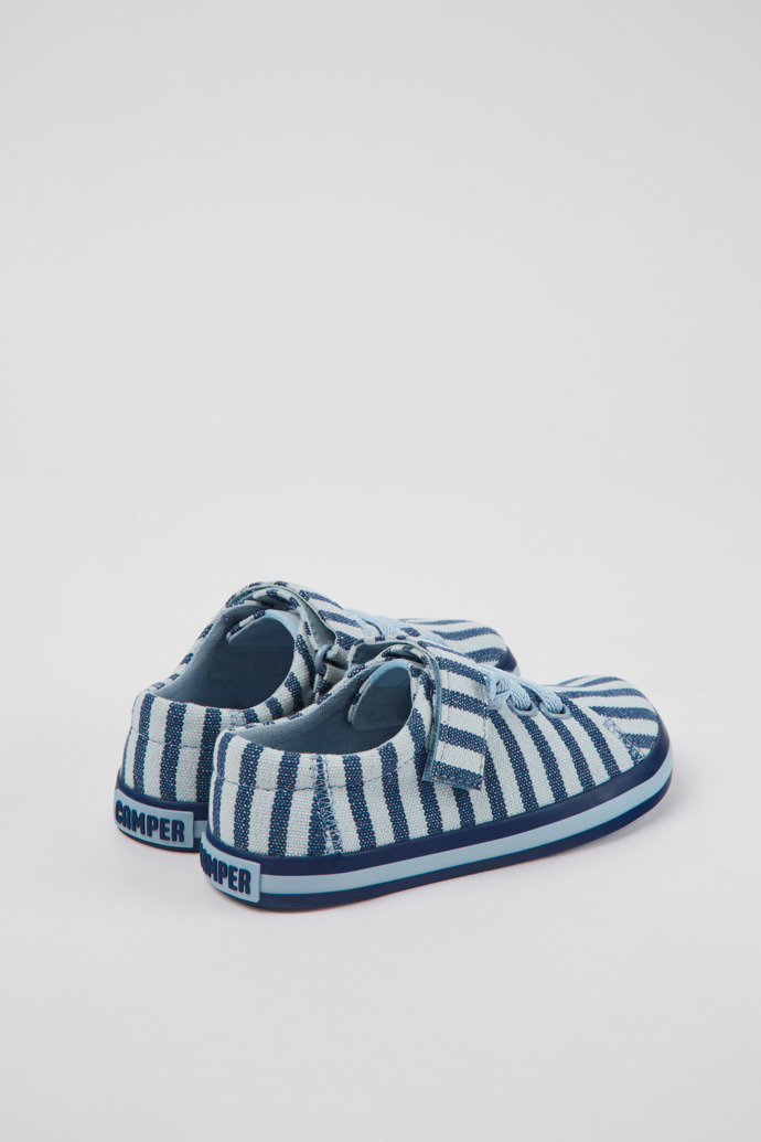 Peu Rambla Blue recycled cotton shoes for boys