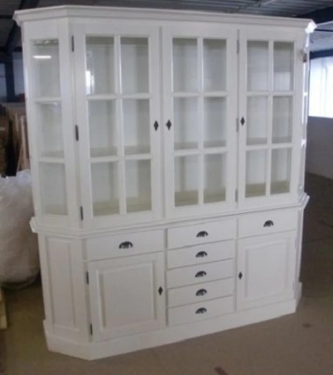 Casa Padrino Shabby Chic cottage style buffet cabinet cabinet 200cm ModF6 - dining room cabinet