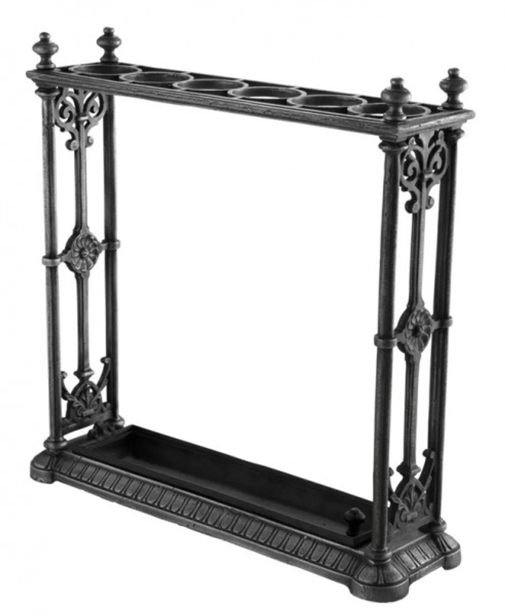 Casa Padrino luxury umbrella stand cast iron Grey Black - Luxury Collection Hotel - Baroque - Art Nouveau - Art Deco