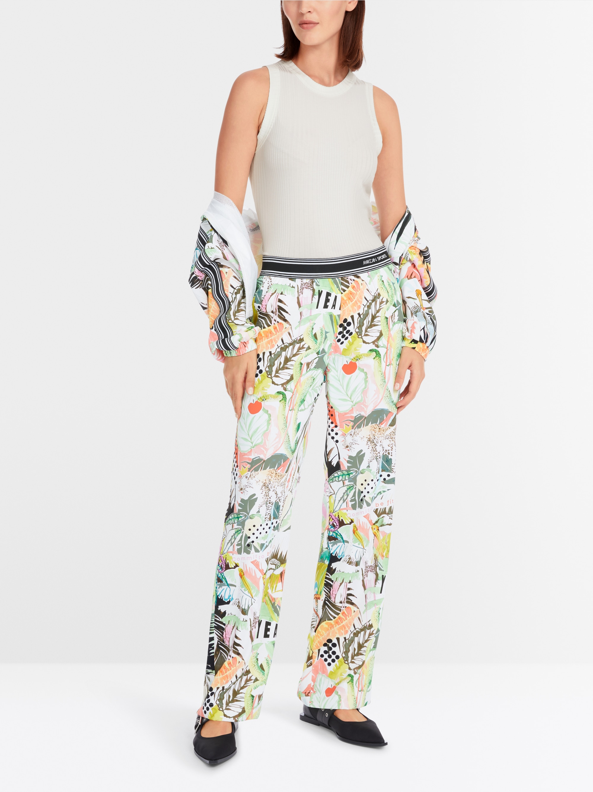 Marc-Cain Sleeveless top in viscose stretch