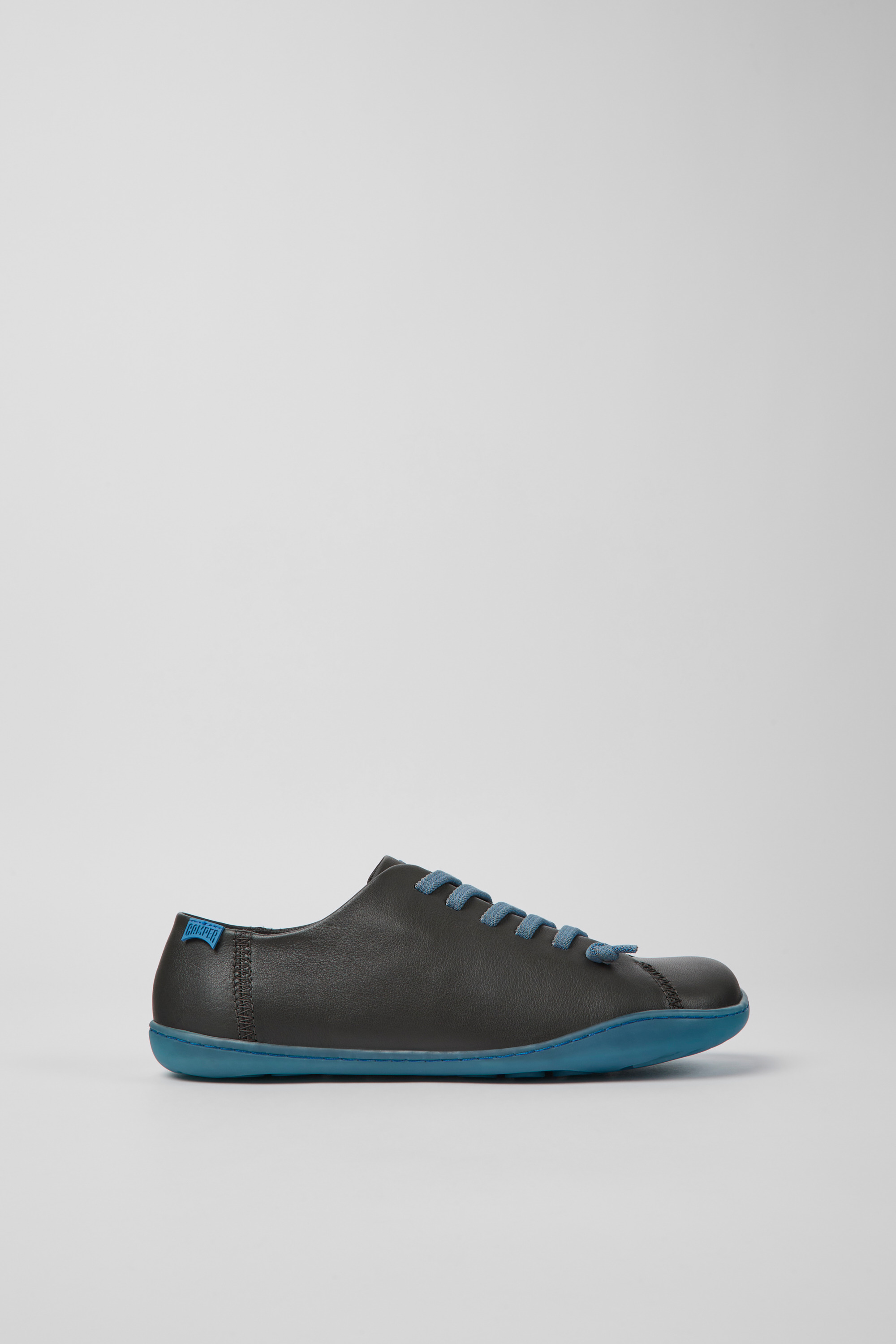 Peu - Dark gray and blue leather shoes for women