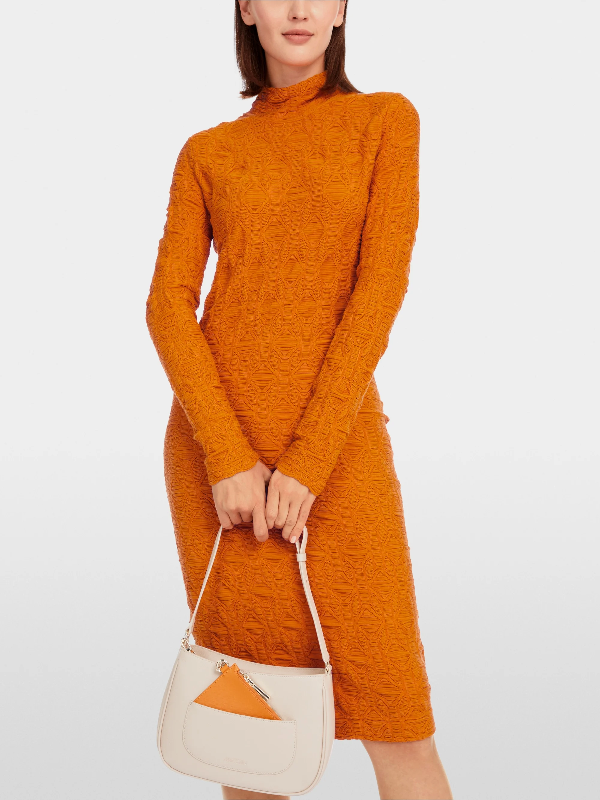 Marc-Cain Jersey dress in 3D structure