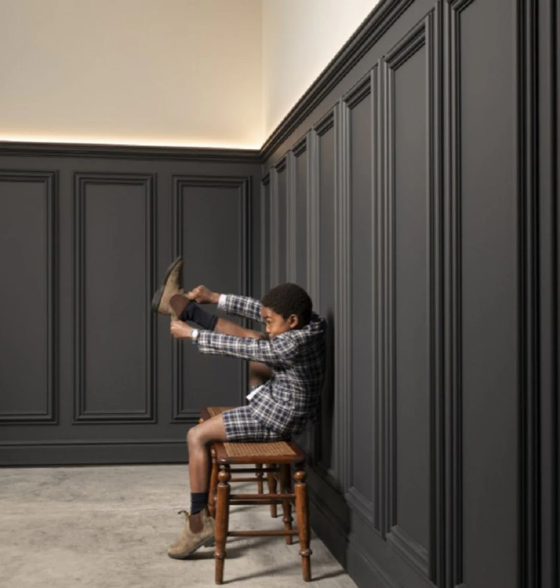 Casa Padrino panel de pared blanco 150 x 3,2 x A. 50 cm - Accesorios de Decoraci¨®n Barroco y Art Nouveau