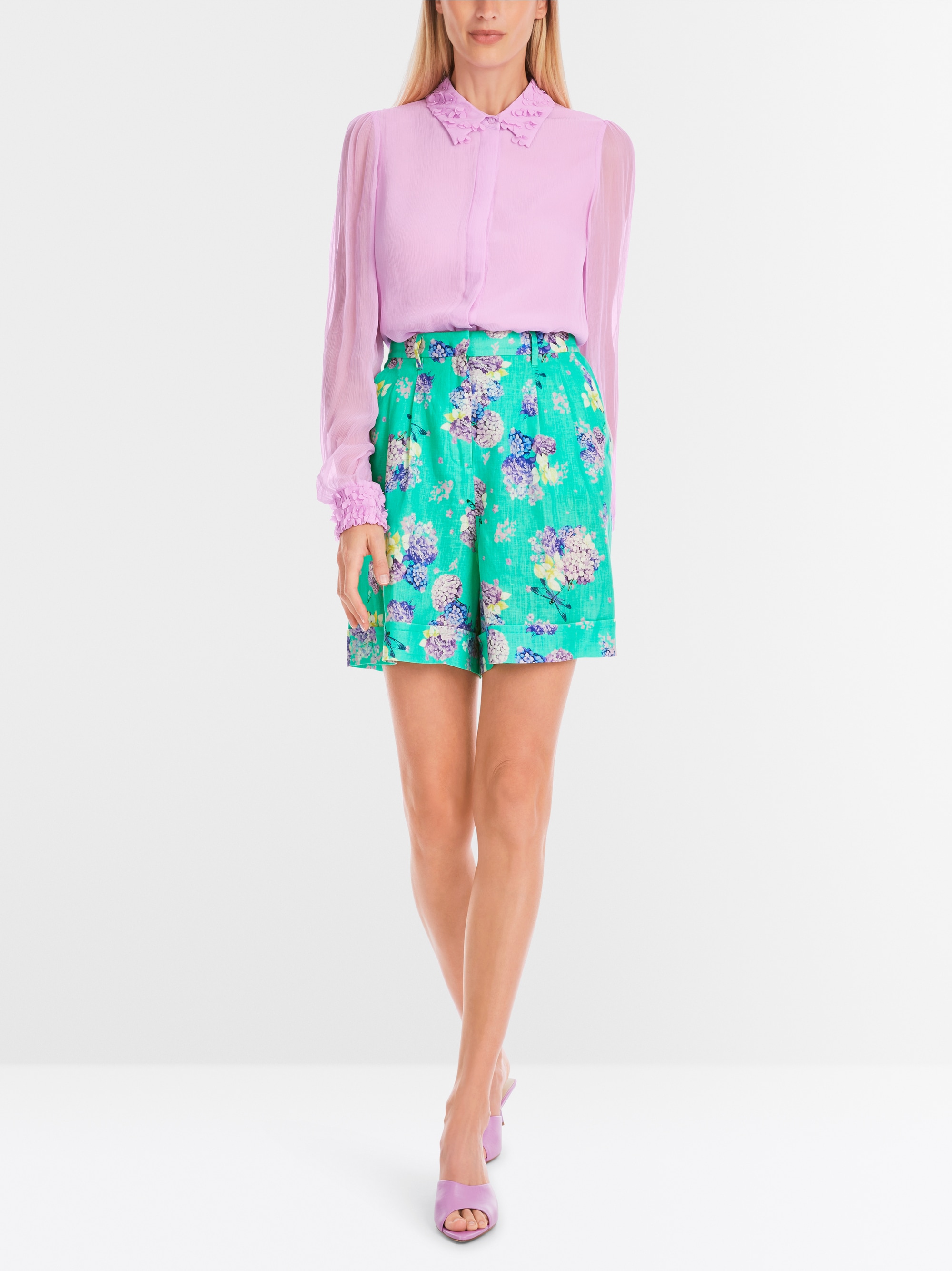 Marc-Cain Delicate viscose crepe shirt blouse