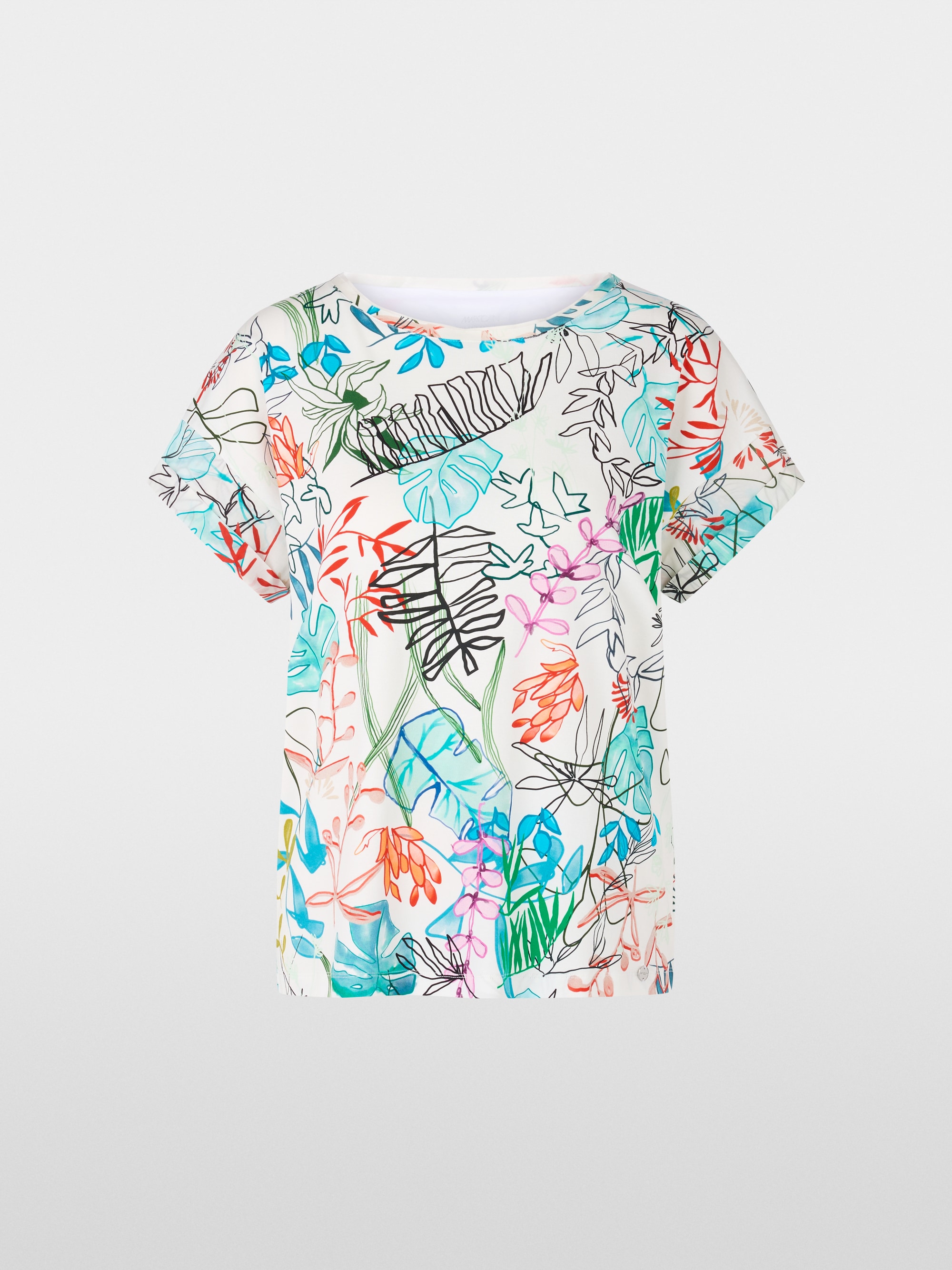 Marc-Cain Oversized T-shirt with leaf design