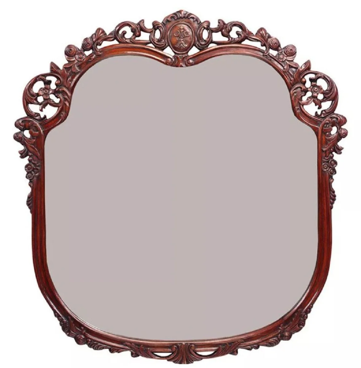 Casa Padrino espejo barroco de lujo marr¨®n - Magn¨ªfico espejo de pared de estilo barroco - Espejo de armario - Espejo de sal¨®n - Accesorios de decoraci¨®n barroco - Muebles barrocos