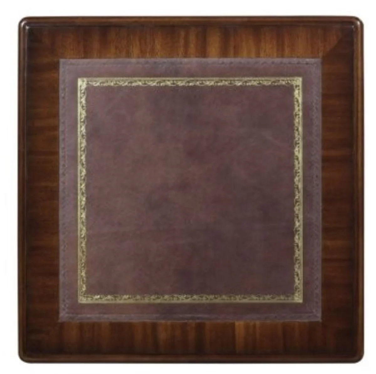 Casa Padrino mesa auxiliar set lateral de caoba de lujo marr¨®n 48 x 48 x H. 59 cm - Muebles para Hoteles