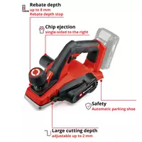 Cordless Planer TE-PL 18/82 Li - Solo