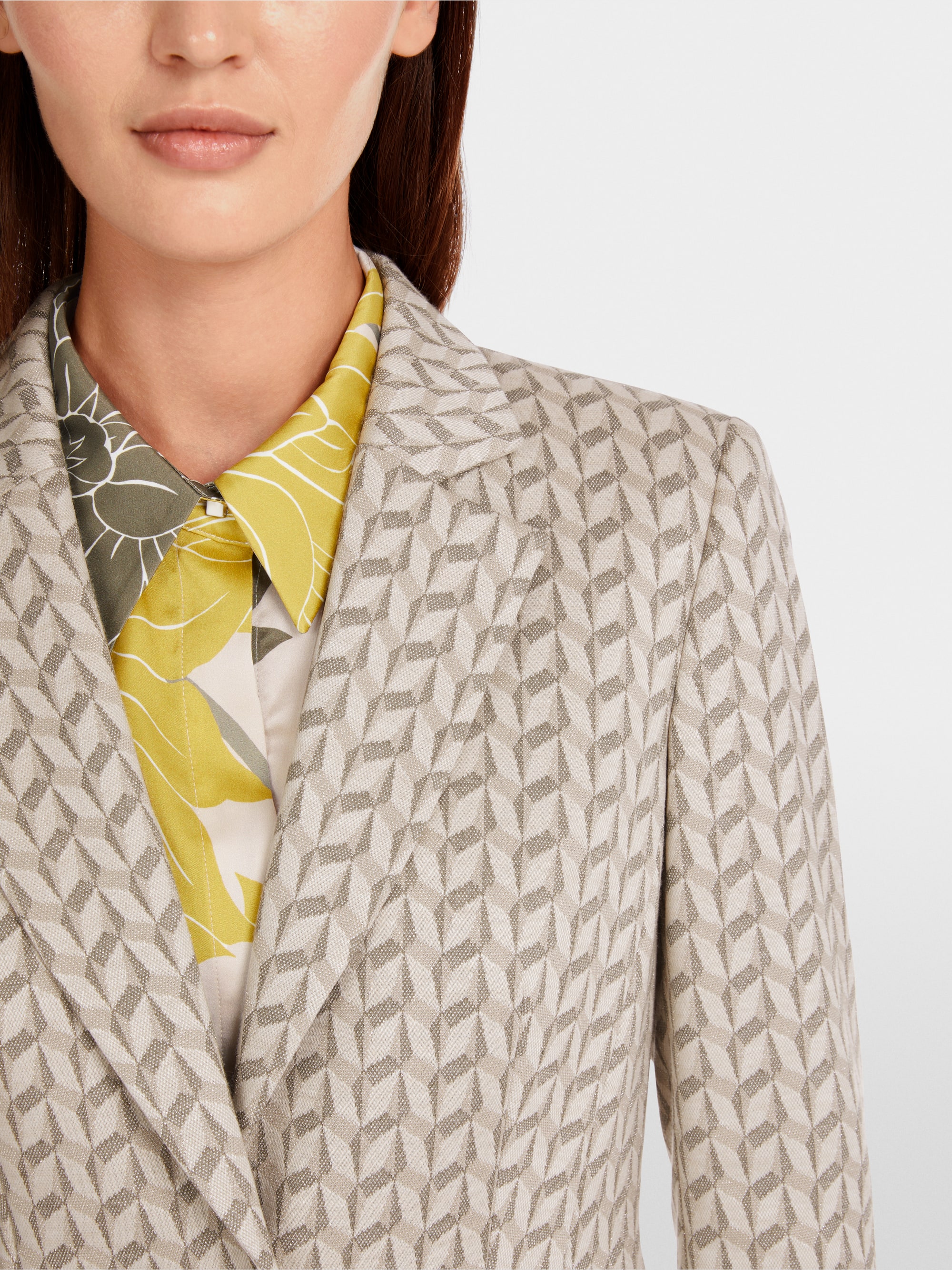 Marc-Cain Blazer in graphic jersey jacquard