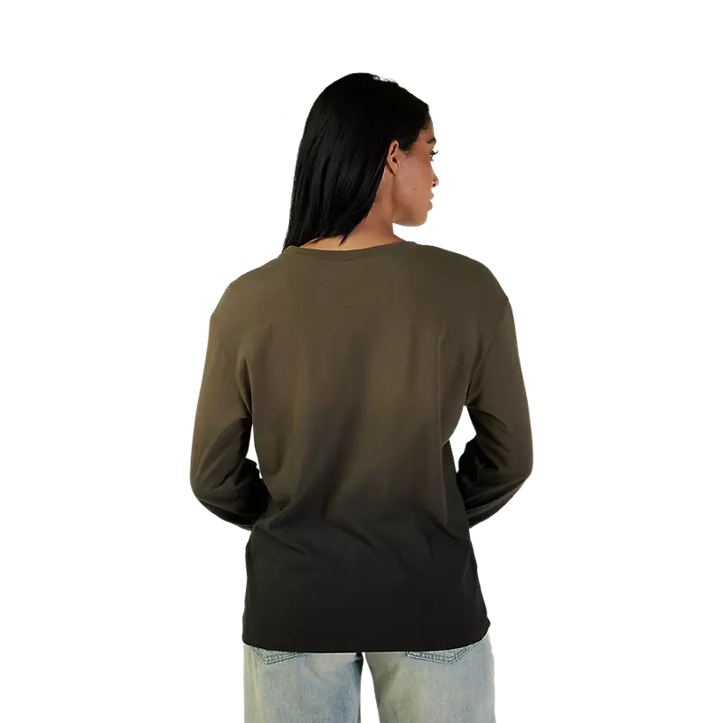 Womens Sensory Dye Long Sleeve Basic Tee