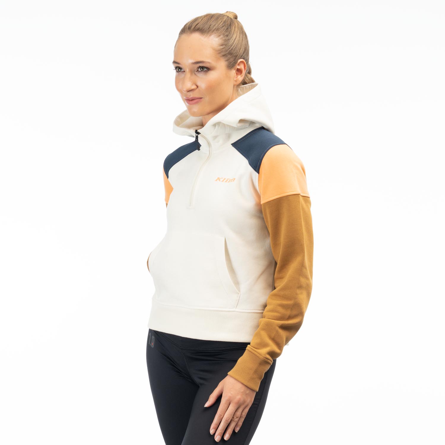 Huntley Pullover 1/4 Zip Crop Hoodie