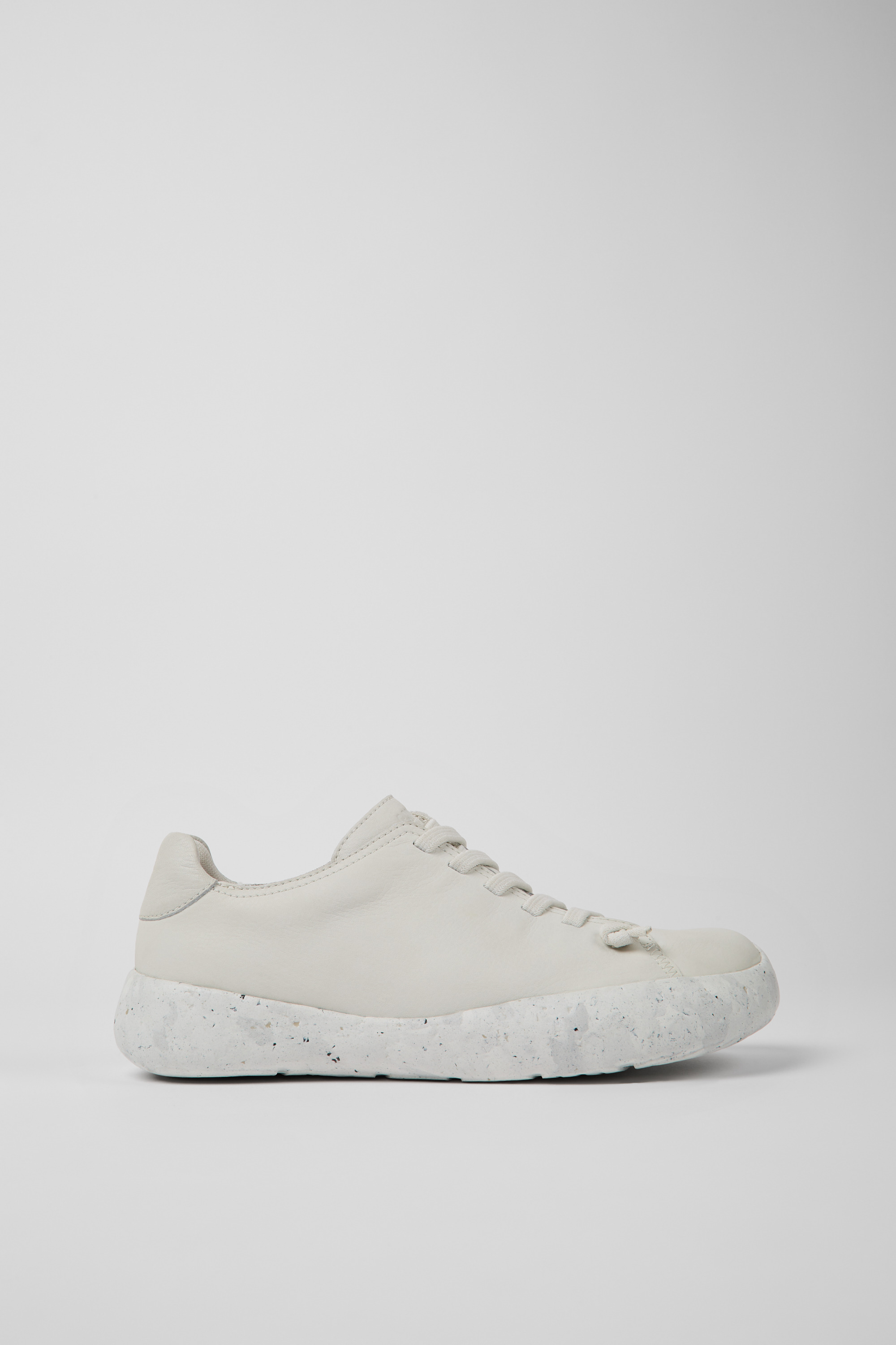 Peu Stadium - White leather sneakers for men