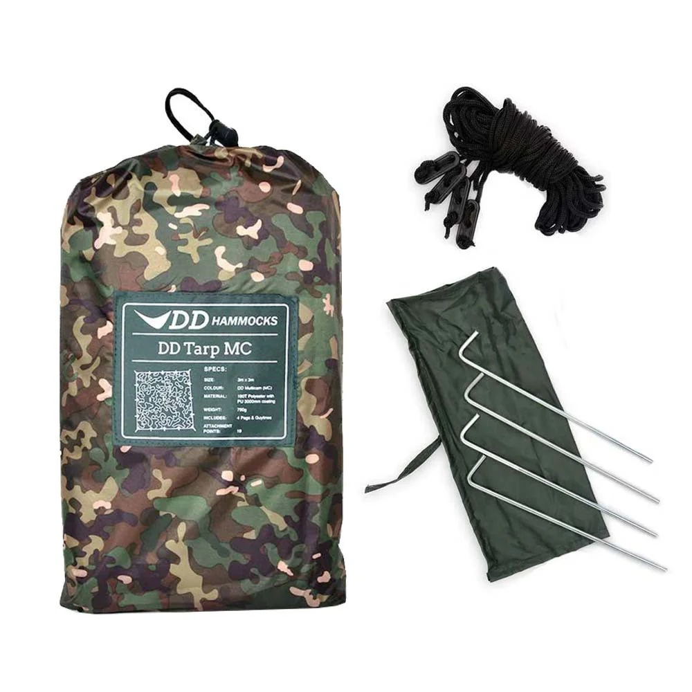 DD Hammocks Tarp 3x3 MC multicamu - Toldo Bushcraft