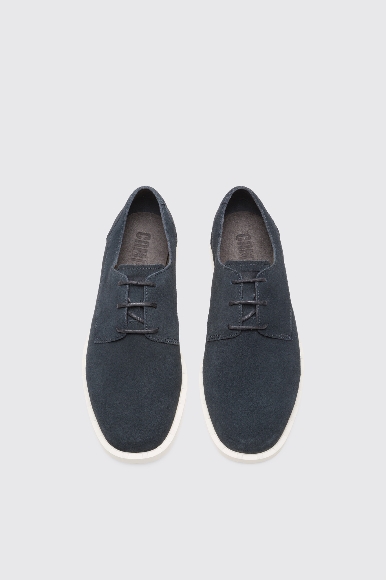 Judd - Dark gray lace-up shoe for men