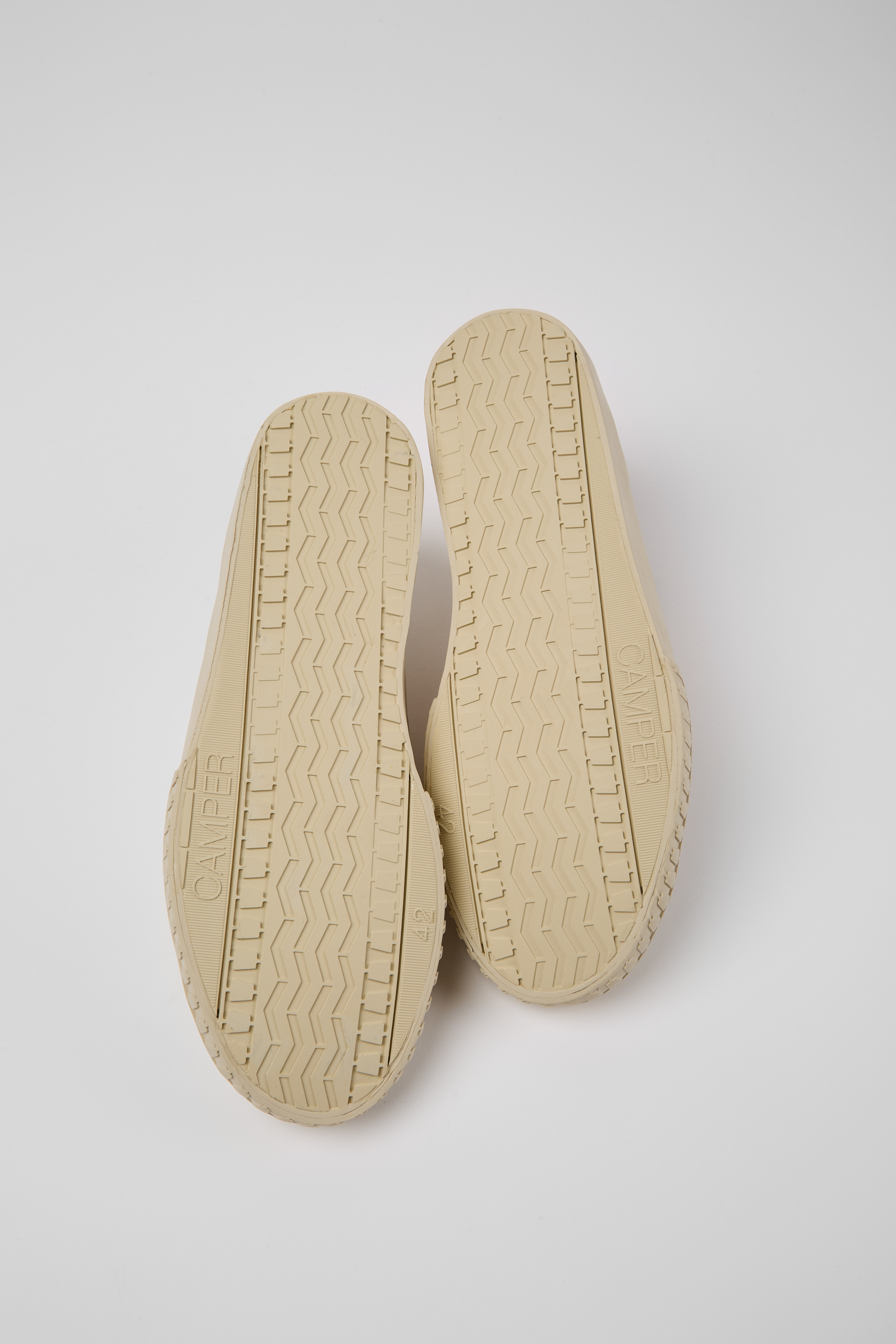 Camaleon - Beige recycled hemp and cotton sneakers for men