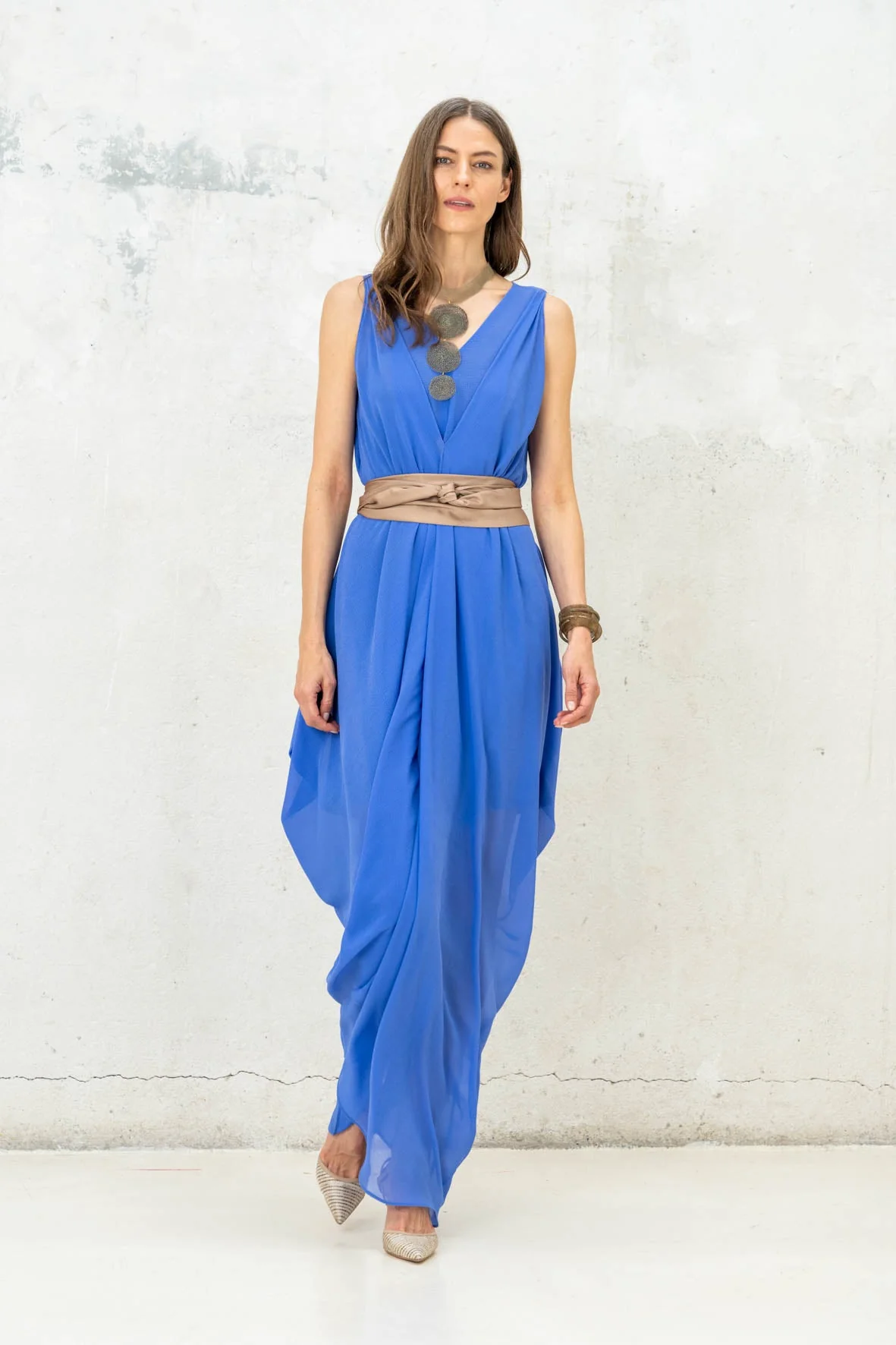 Rivera-spain Vestido Helena azul