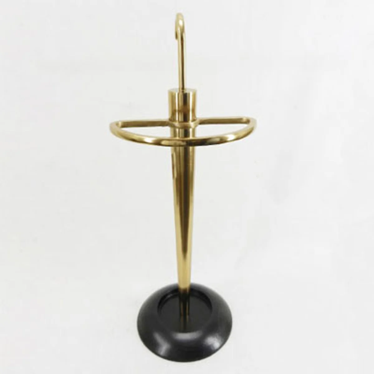 Paragüero de latón Art Nouveau Casa Padrino Dorado / Negro - Accesorios para hoteles y restaurantes