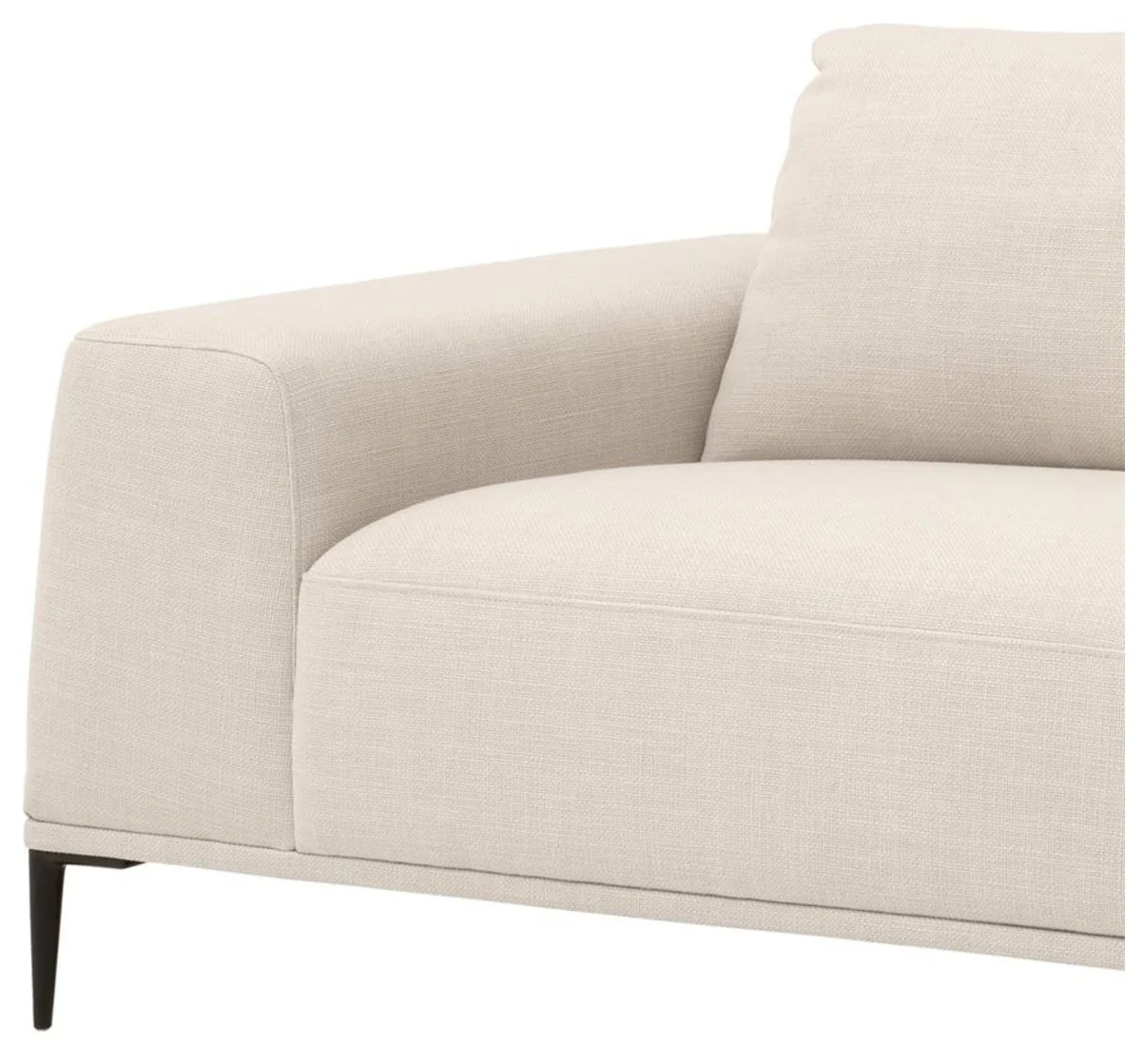 Casa Padrino sof¨¢ de lujo color natural 223 x 93 x H. 80 cm - mobiliario de sal¨®n de lujo