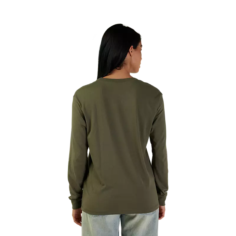 Womens Fox Head Long Sleeve Basic Tee