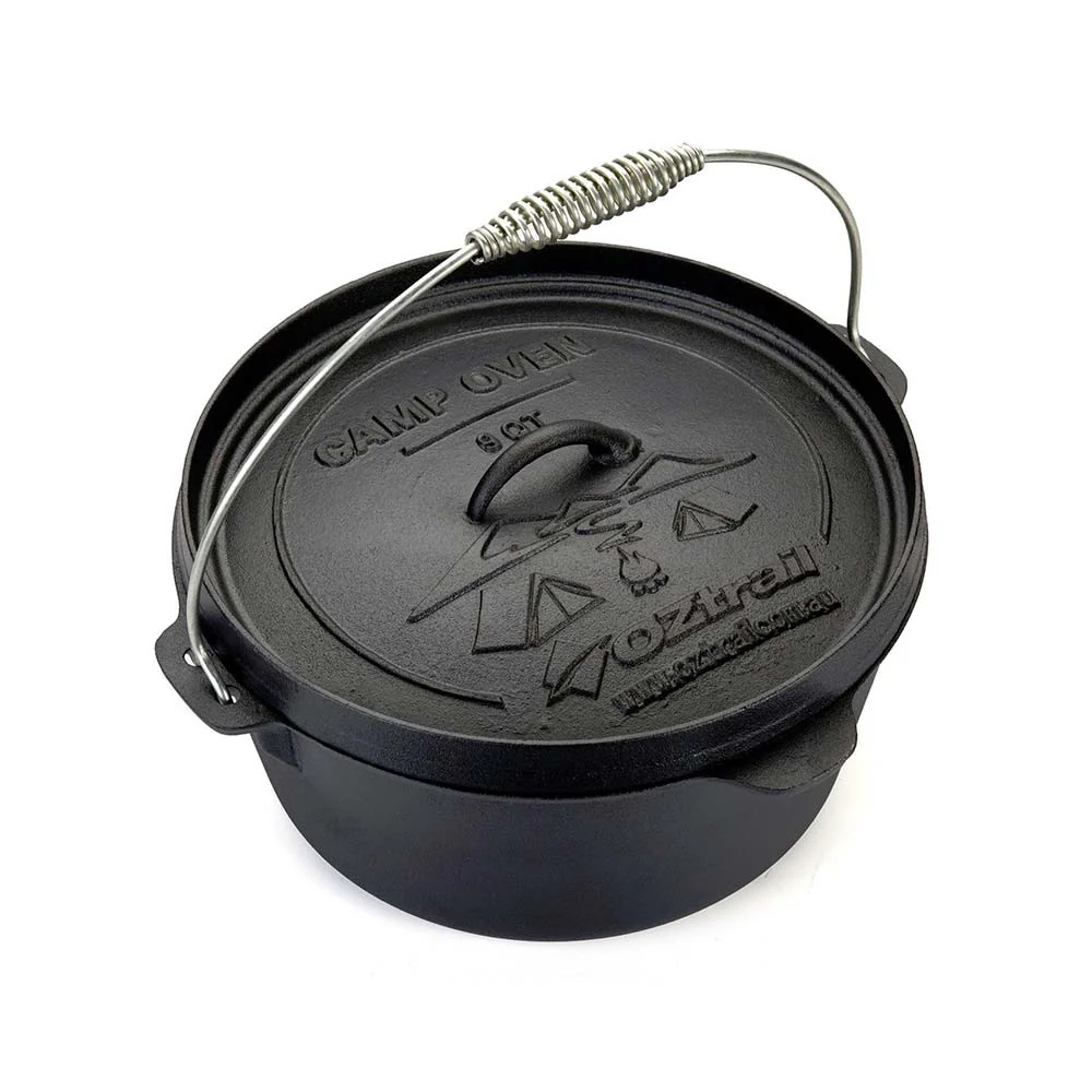 Cazuela de hierro fundido OZtrail HORNO HOLANDÉS 1,8L con tapa