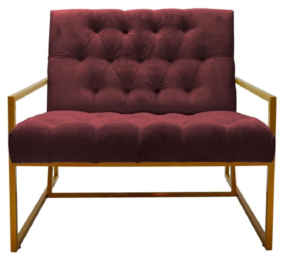 Casa Padrino Sill¨®n Chesterfield de Lujo 84 x 87,5 x H. 80 cm - Varios Colores - Muebles Chesterfield