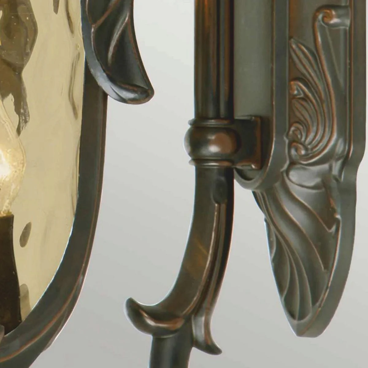 Casa Padrino l¨¢mpara de pared de exteriores barroco bronce / champagne A. 64 cm - Iluminaci¨®n exterior