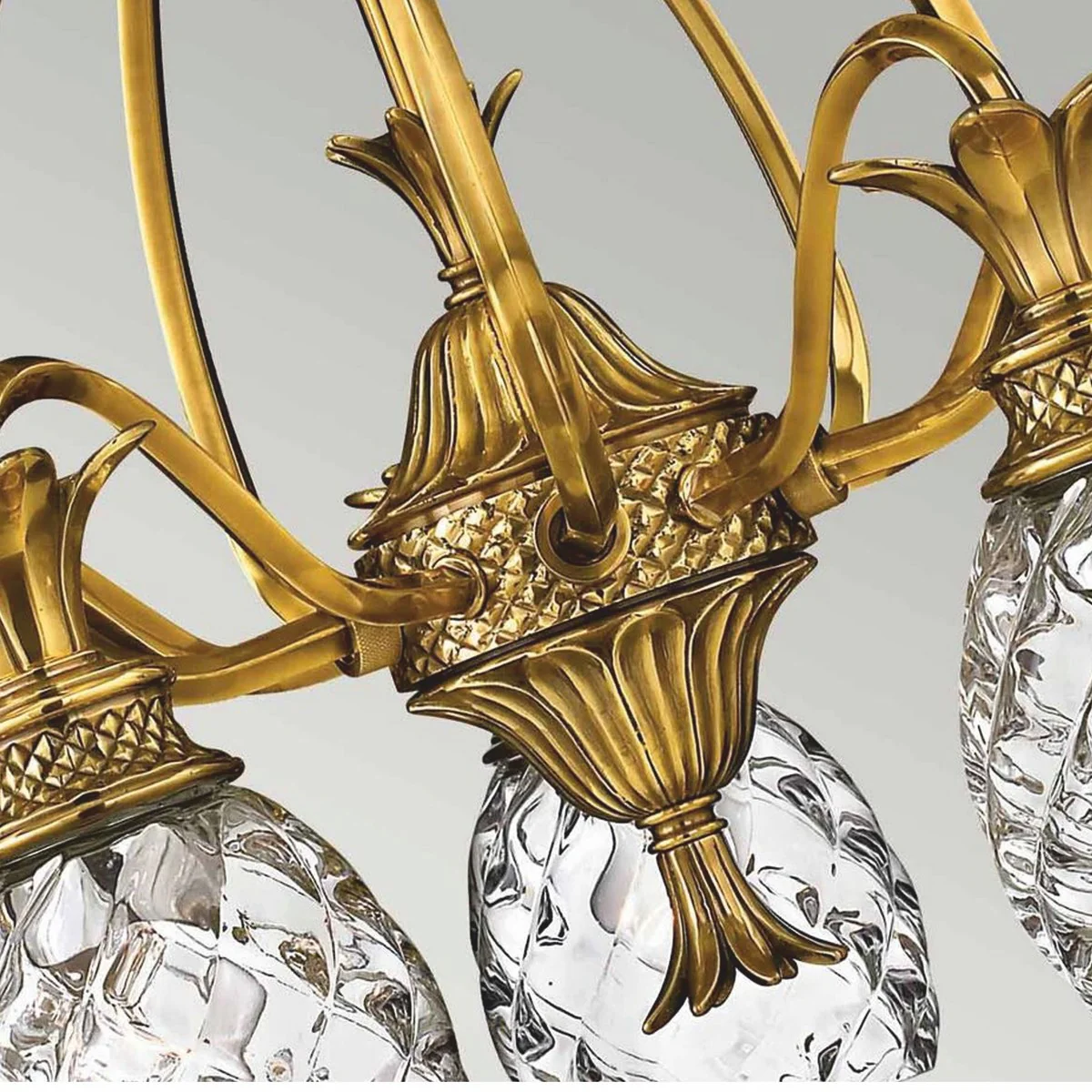 Casa Padrino l¨¢mpara de ara?a barroco de lujo de lat¨®n bronce ? 56 x A. 62,2 cm