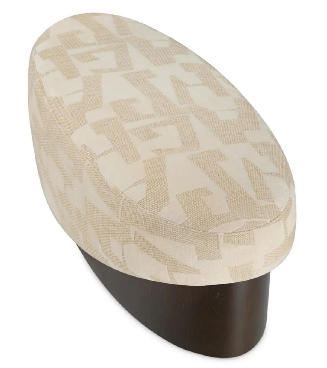 Casa Padrino banco de lujo arena / negro 140 cm - Muebles de hotel