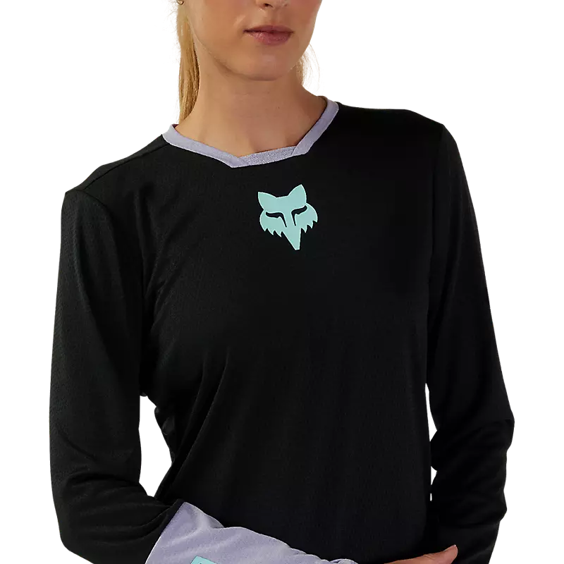 Womens Defend Race Long Sleeve Jersey