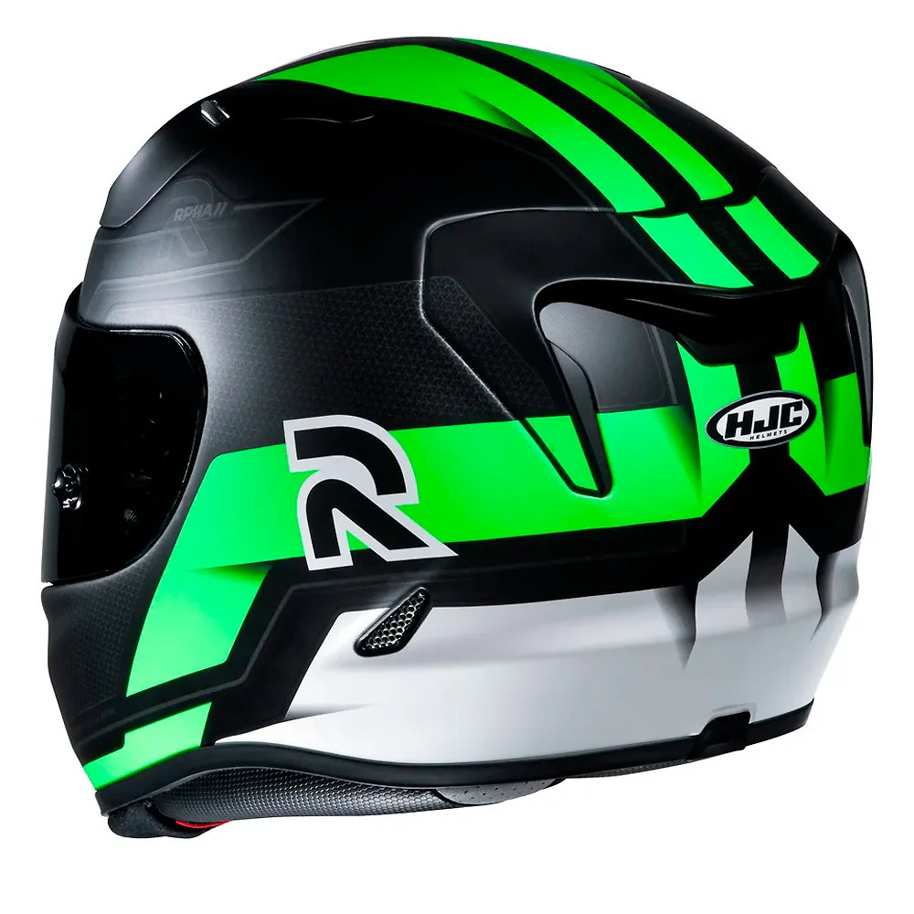 CASCO HJC RPHA11 FESK NEGRO / VERDE / BLANCO