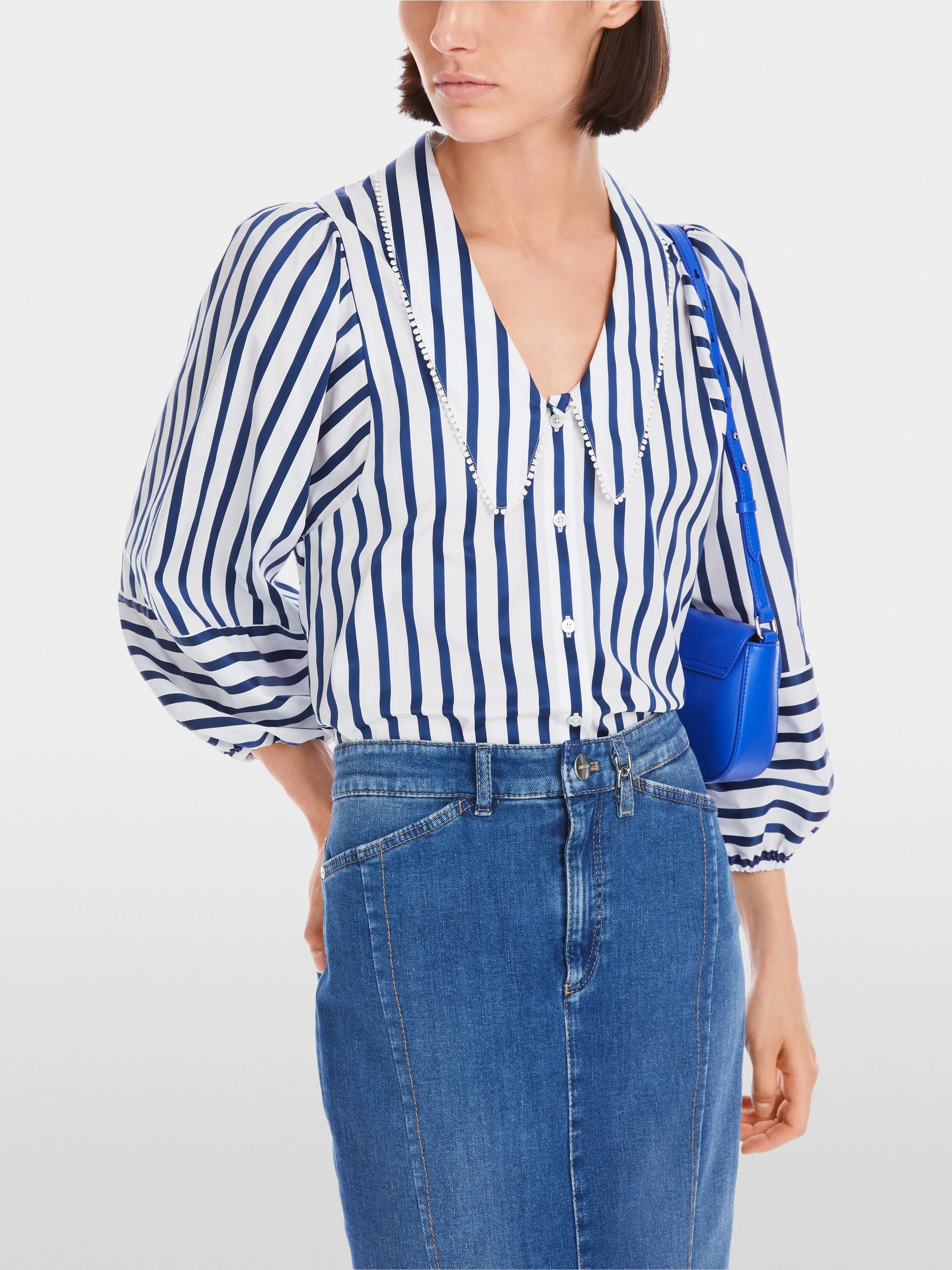 Marc-Cain Blouse with tasselled trim