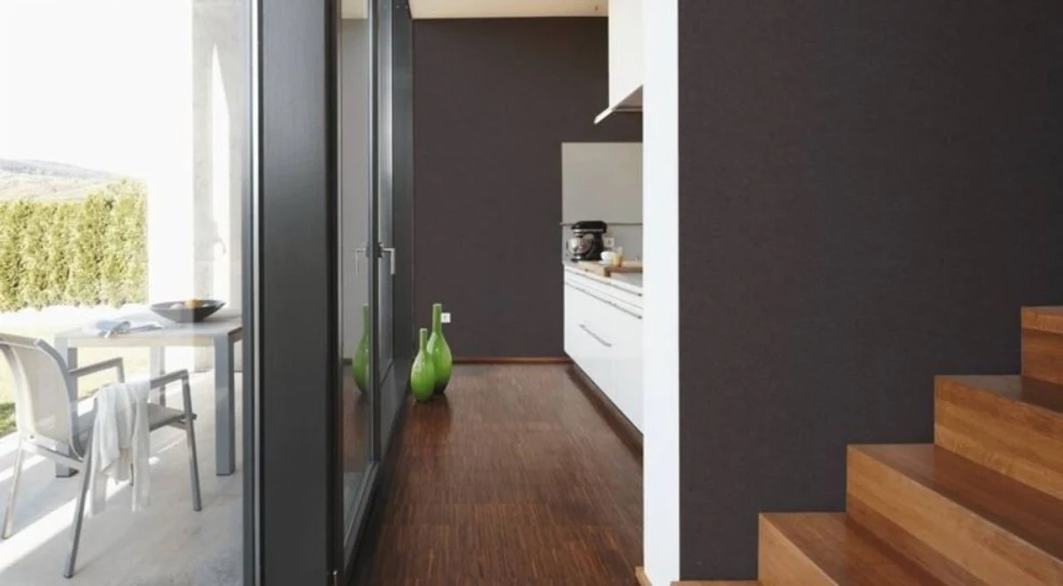 Papel Pintado no Tejido Barroco de Diseño Versace IV 37050-4 - Antracita - Papel Pintado de Lujo - Alta Calidad