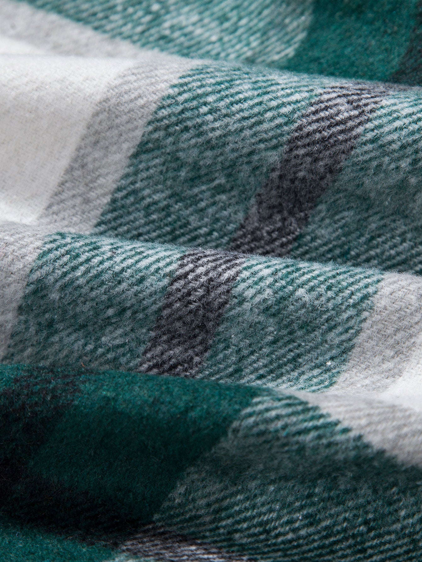 Contrast Flannel Plaid Hooded Overshirt