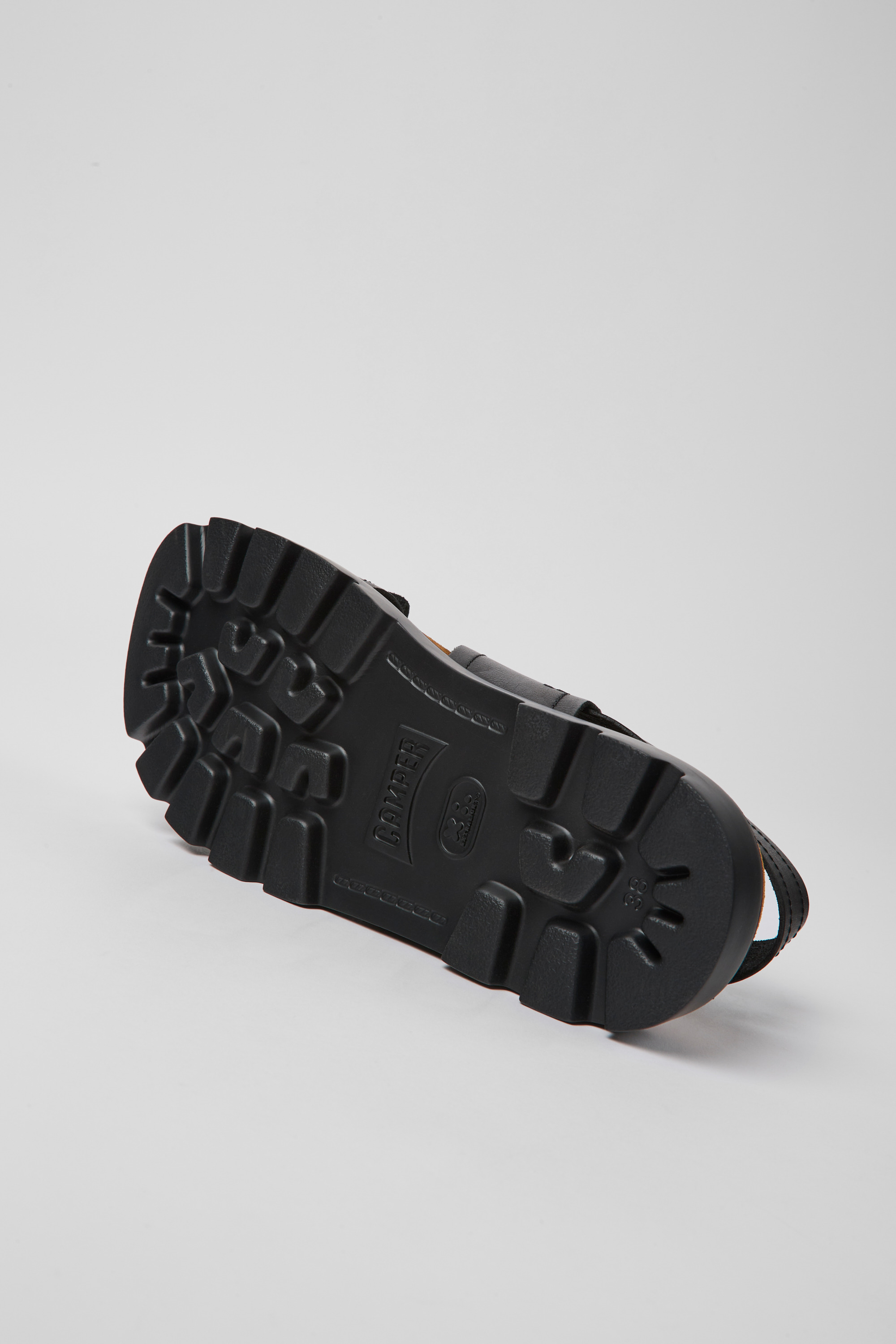 Brutus Sandal - Black leather sandals for women