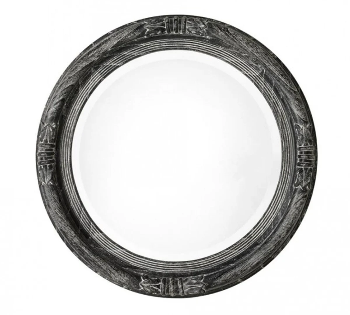 Casa Padrino Luxury Designer Wall Mirror Diameter 80 cm - Luxury Mirror