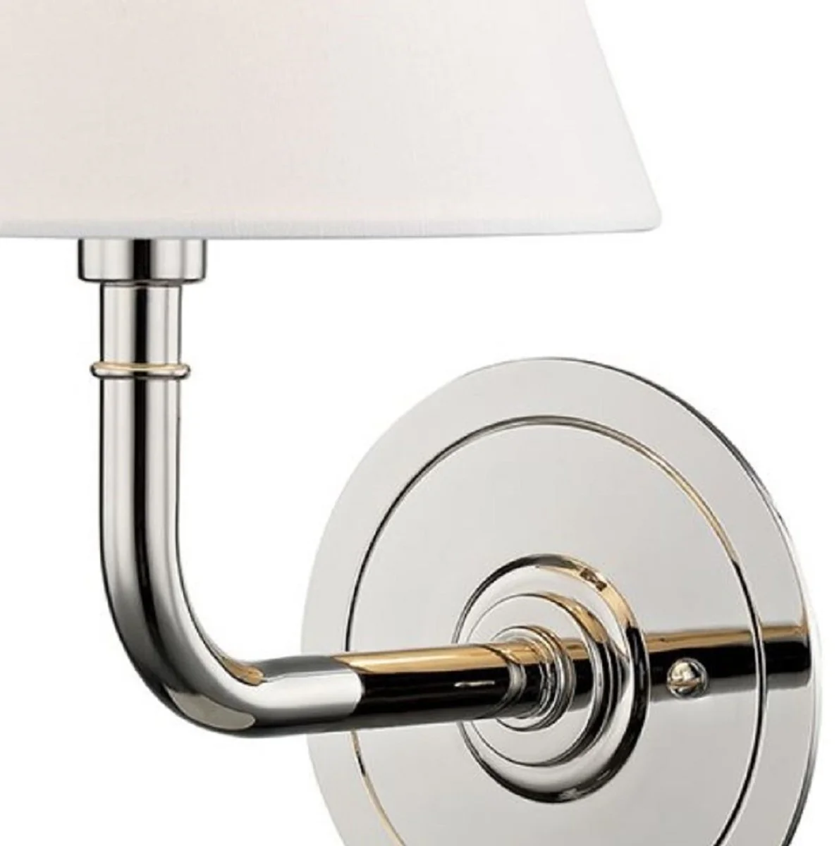 Casa Padrino lámpara de pared de lujo plata / blanco 20,3 x 24,1 x H. 28,6 cm - Lámpara de Pared para Hoteles y Restaurantes