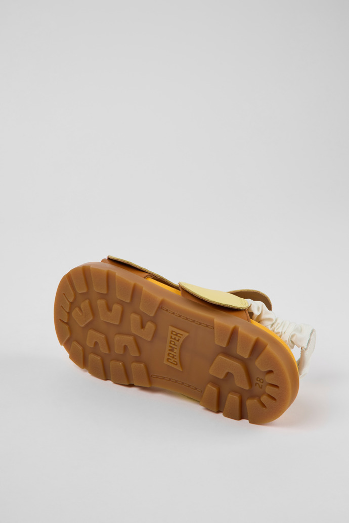 Brutus Sandal Yellow and brown leather sandals for boys