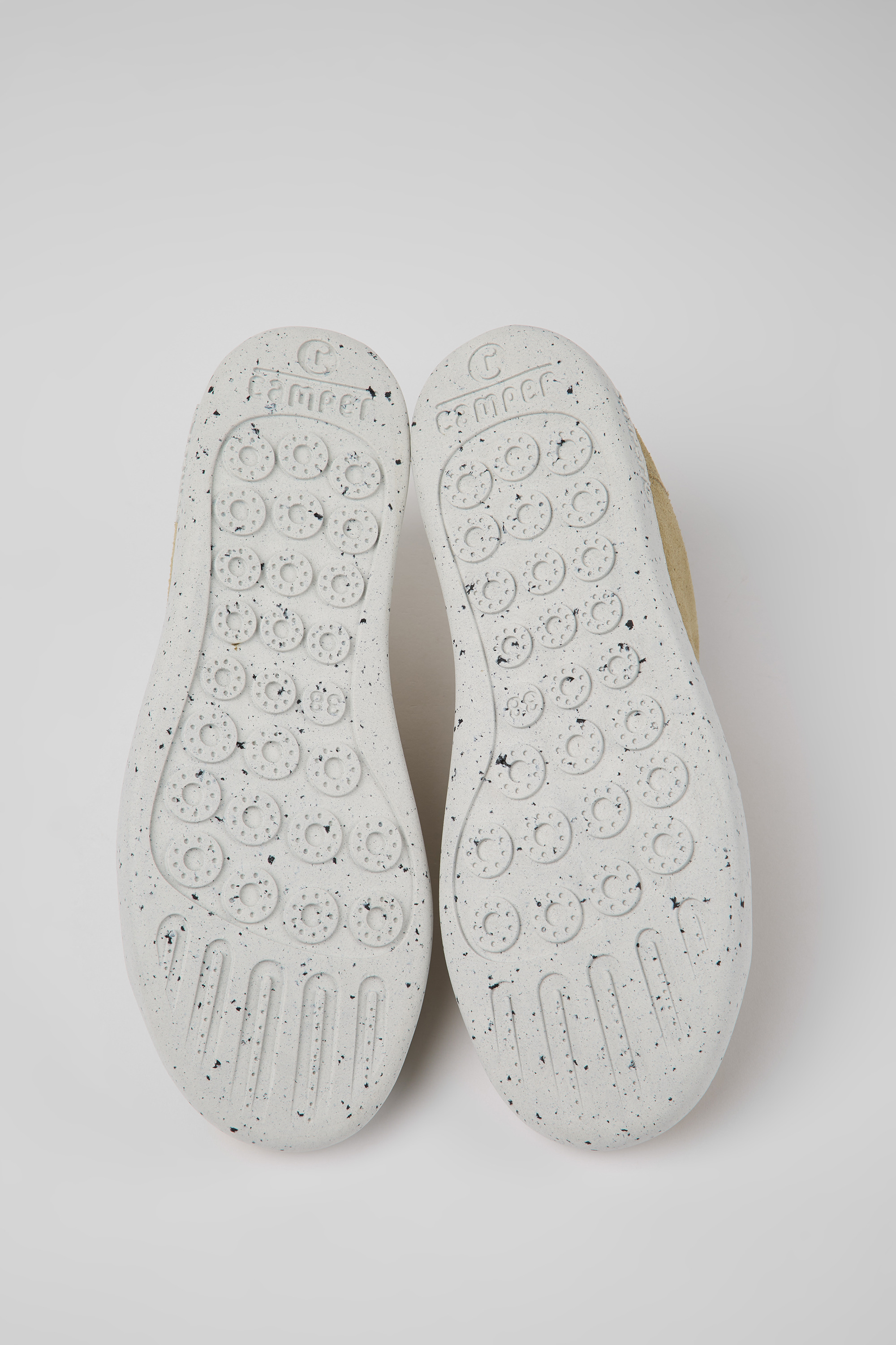 Peu Touring - Beige nubuck sneakers for women