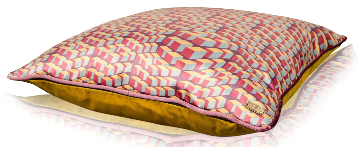 Casa Padrino decorativo cojín set de 2 de la sala de estar multicolores 50 x 50 cm - Colección de Lujo