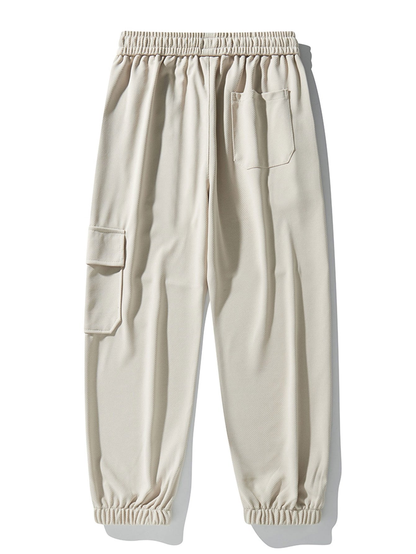 Elastic Waist Cargo Jogging Pants
