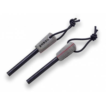 Joker Bushcrafter Micarta con ferrocerio - Cuchillo de supervivencia y bushcraft