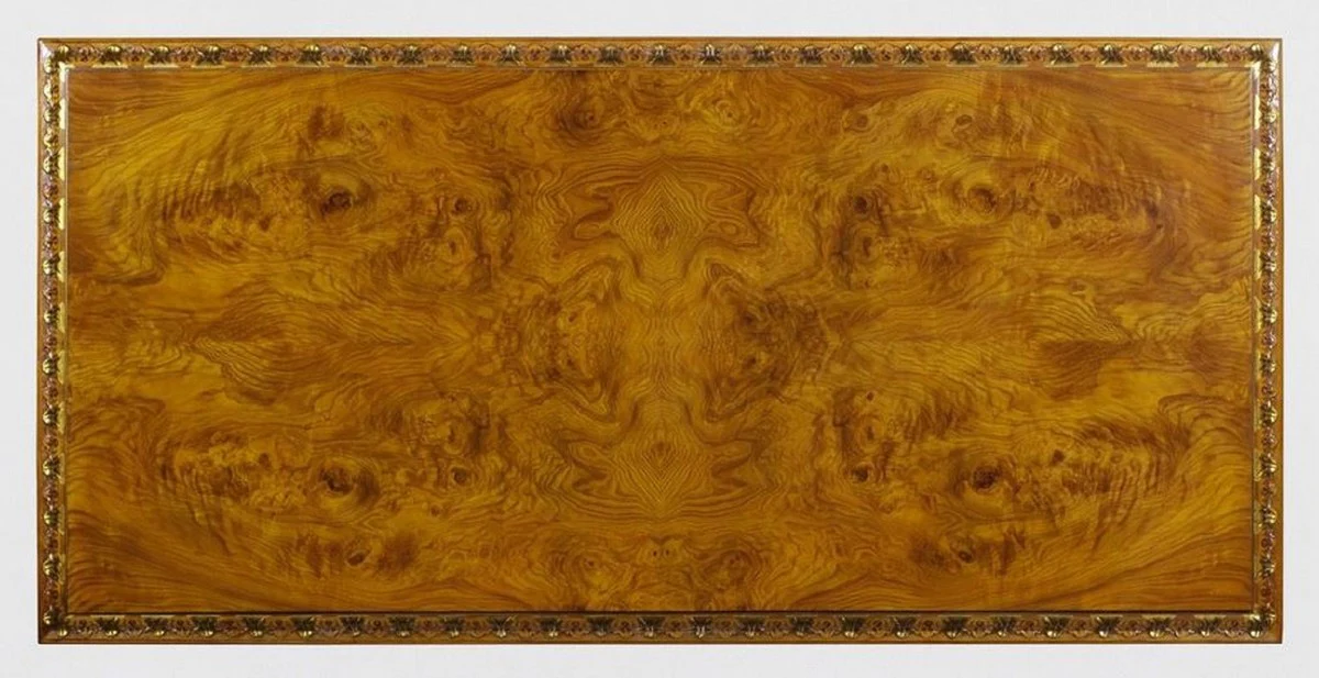 Casa Padrino escritorio de madera maciza de lujo marr¨®n 184 x 96 x A. 78 cm - Escritorio de oficina - Escritorio de computadora - Muebles de oficina - Muebles de lujo - Calidad de lujo