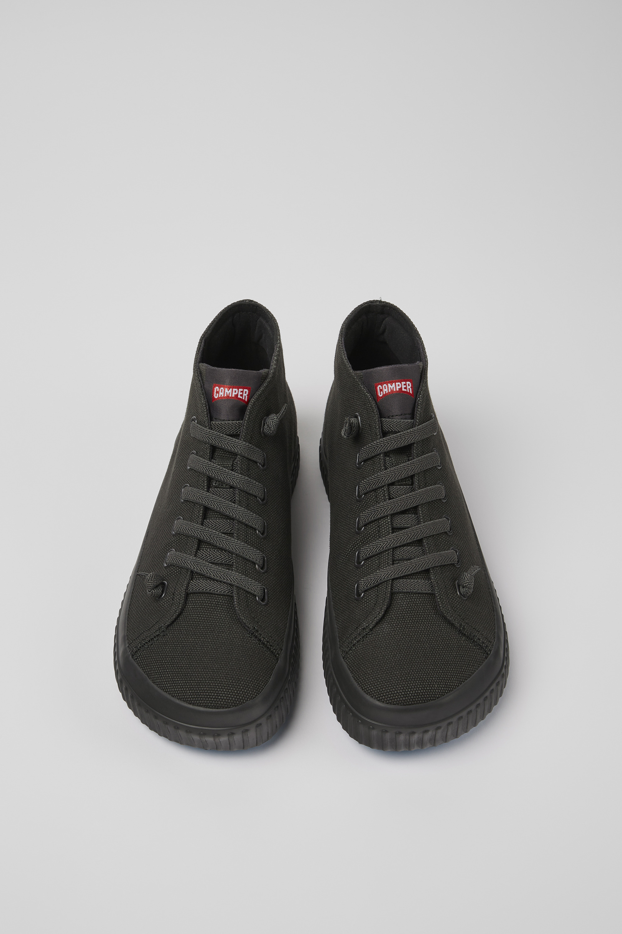 Peu Roda - Gray recycled cotton sneakers for men