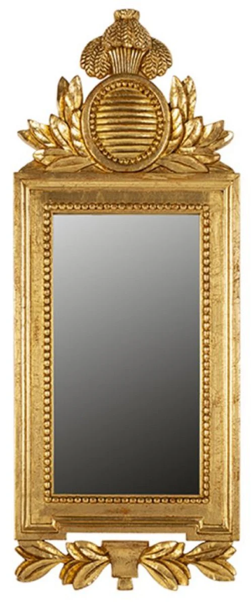 Casa Padrino espejo barroco de lujo oro A. 82 cm - Muebles barrocos - Hecho en Italia